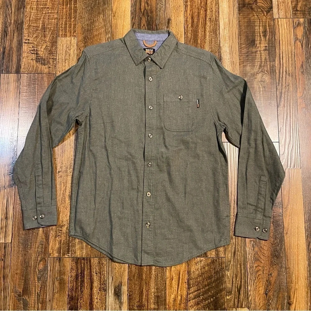 Timberland pro Mens long sleeve button‎ up size medium